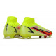 Nike Mercurial Superfly 8 Elite DF FG Volt Carmin Noir