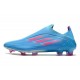 adidas X Speedflow+ FG Crampons Ciel Rose Choc Equipe Blanc