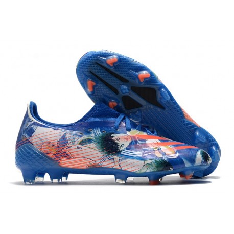 Chaussures Neuf adidas X Ghosted.1 FG Bleu Rouge