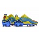 Chaussures Neuf adidas X Ghosted.1 FG X-Men Cyclops - Bleu Rouge Vif Jaune