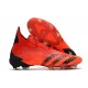 adidas Predator Freak + FG Chaussures Rouge Noir Rouge Solaire