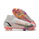 Nike Mercurial Superfly 8 Elite DF FG Blanc Noir Carmin Rose