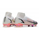 Nike Mercurial Superfly 8 Elite DF FG Blanc Noir Carmin Rose