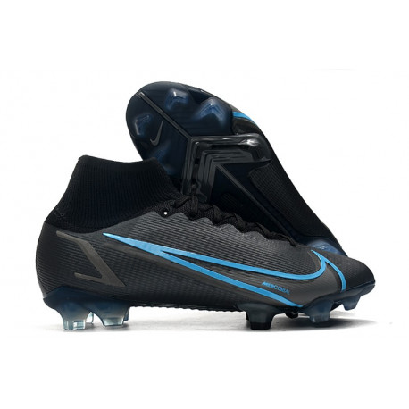 Nike Mercurial Superfly 8 Elite DF FG Noir Gris Acier
