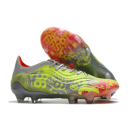 adidas · Copa Sense.1 FG chaussure de football Hommes Onix Tansparent Blanc Jaune Solaire