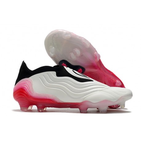 adidas Copa Sense + FG Crampons Foot Superspectral - Blanc Rose