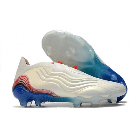 adidas Copa Sense + FG Crampons Foot Blanc Bleu Rouge