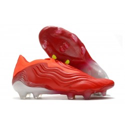 adidas Copa Sense + FG Crampons Foot Meteorite - Rouge Blanc