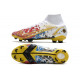 Nike Mercurial Superfly 8 Elite DF FG Blanc Rouge Or