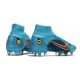 Nike Mercurial Superfly VIII Elite SG PRO Bleu Chlorine Orange Laser Marina