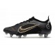 Nike Mercurial Vapor XIV Elite SG Pro Noir Or Métallique Argent Métallique