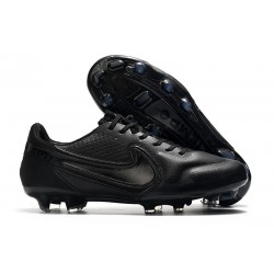 Chaussures de football Nike Tiempo Legend 9 Élite FG Noir