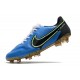 Chaussures de football Nike Tiempo Legend 9 Élite FG Bleu Noir