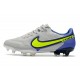 Chaussures Nike Tiempo Legend 9 Élite FG Gris Brouillard Volt Sapphire