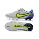 Chaussures Nike Tiempo Legend 9 Élite FG Gris Brouillard Volt Sapphire