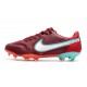 Nike Tiempo Legend 9 Élite FG Rouge Equipe Blanc Hibiscus Mystique