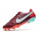 Nike Tiempo Legend 9 Élite FG Rouge Equipe Blanc Hibiscus Mystique