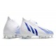 Nouvelle adidas Predator Edge+ FG Blanc Bleu Hi Res Blanc