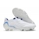 adidas Copa Sense + FG Crampons Foot Blanc Bleu Hi Res Indigo