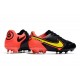 Chaussures de football Nike Tiempo Legend 9 Élite FG Noir Rouge Jaune