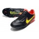 Chaussures de football Nike Tiempo Legend 9 Élite FG Noir Rouge Jaune