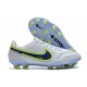 Chaussures de football Nike Tiempo Legend 9 Élite FG Blanc Bleu