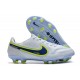 Chaussures de football Nike Tiempo Legend 9 Élite FG Blanc Bleu