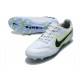 Chaussures de football Nike Tiempo Legend 9 Élite FG Blanc Bleu