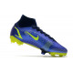 Nike Mercurial Superfly VIII Elite DF FG Nouvel Sapphire Volt Bleu