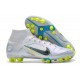 Chaussure Nike Mercurial Superfly 8 Elite AG Ballon Gris Bleu Foncé