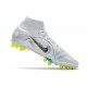Chaussure Nike Mercurial Superfly 8 Elite AG Ballon Gris Bleu Foncé
