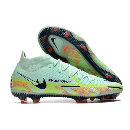 Nike Phantom Gt2 Élite Df Fg Menthe Mousse Noirened Bleu Fantôme