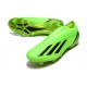 Chaussure adidas X Speedportal + FG Vert Solaire Noir Jaune Solaire