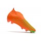 Nouvelle adidas Predator Edge+ FG RougeSolaire Vert Solaire Equipe Noir