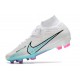 Nike Air Zoom Mercurial Superfly Elite IX FG Blanc Bleu