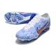 Nike Zoom Mercurial Vapor 15 Elite FG Blanc Bleu Or