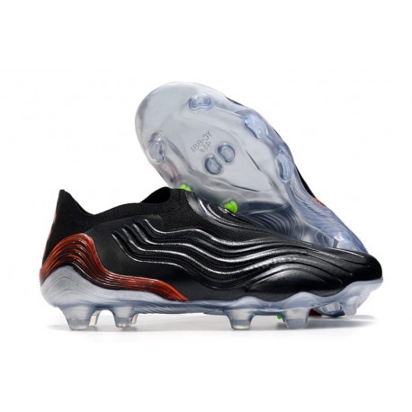 adidas Copa Sense + FG Crampons Noir Rouge Solaire Vert Solaire Equipe