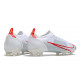 Chaussures Nike Mercurial Vapor 14 Elite FG Blanc Rouge