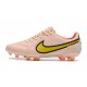 Nike Tiempo Legend 9 Élite FG Guava Ice Jaune Strike Sunset Glow
