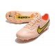Nike Tiempo Legend 9 Élite FG Guava Ice Jaune Strike Sunset Glow