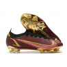 Chaussures Nike Mercurial Vapor 14 Elite FG Rouge Or