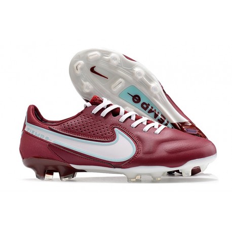 Nike Tiempo Legend 9 Élite FG Rouge Equipe Blanc Hibiscus Mystique