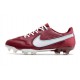Nike Tiempo Legend 9 Élite FG Rouge Equipe Blanc Hibiscus Mystique