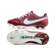 Nike Tiempo Legend 9 Élite FG Rouge Equipe Blanc Hibiscus Mystique