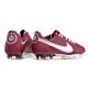 Nike Tiempo Legend 9 Élite FG Rouge Equipe Blanc Hibiscus Mystique