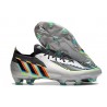 Adidas Predator Edge .1 Low FG Argent Métallique Noir Jaune Solaire