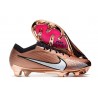 Nike Zoom Mercurial Vapor 15 Elite FG Mbappe Cuivre Métallique