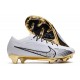 Nike Zoom Mercurial Vapor 15 Elite FG Blanc Or