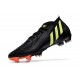 Chaussures adidas Predator Edge.1 FG Noir Jaune Rouge
