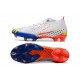 Chaussures adidas Predator Edge.1 FG Blanc Jaune Solaire Bleu Power